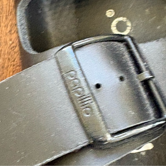 Birkenstock Papillio Arizona Flex Platform Leather Sandals Black EU 37 6-6.5 US - Picture 6 of 8